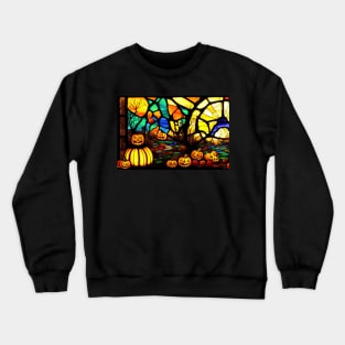 Halloween Scene Crewneck Sweatshirt